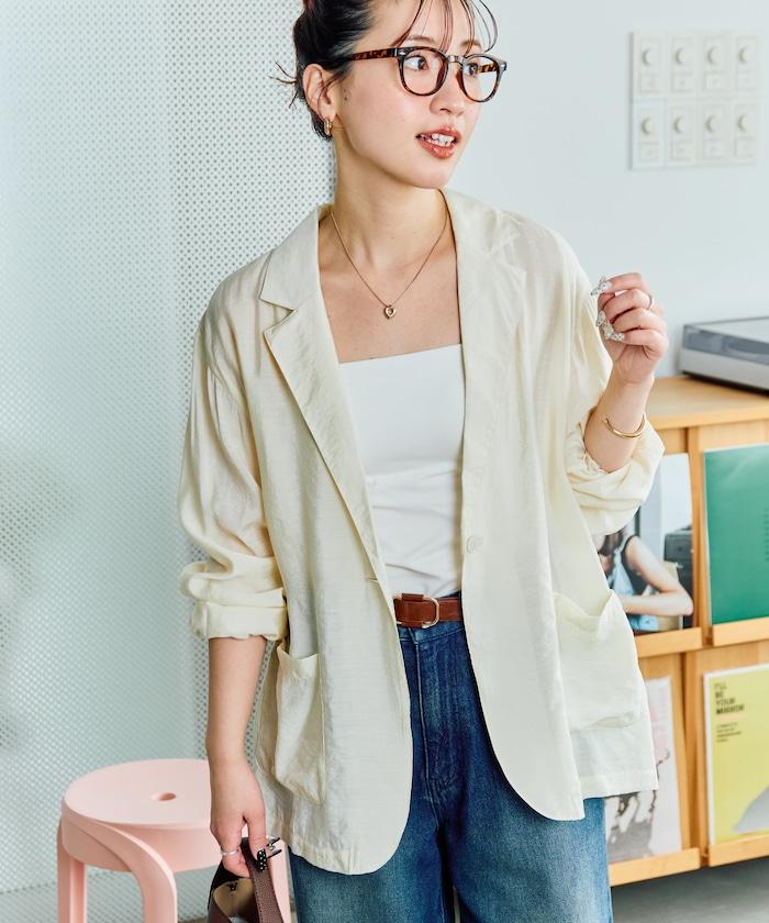 輕薄透視 西裝版型 薄紗 西裝夾克