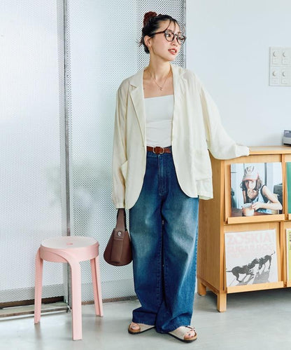 輕薄透視 西裝版型 薄紗 西裝夾克