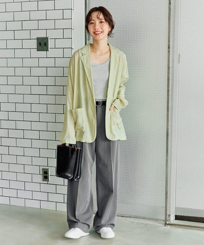 輕薄透視 西裝版型 薄紗 西裝夾克