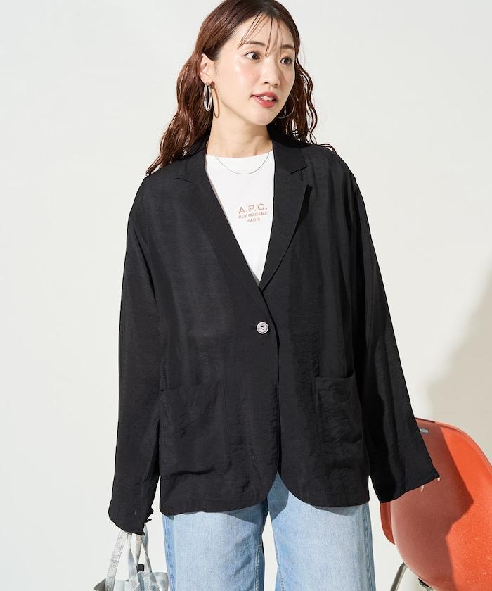 輕薄透視 西裝版型 薄紗 西裝夾克