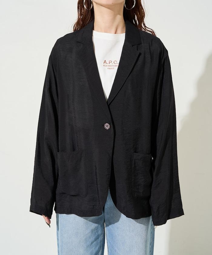 輕薄透視 西裝版型 薄紗 西裝夾克