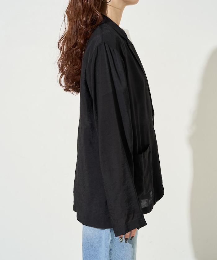 輕薄透視 西裝版型 薄紗 西裝夾克