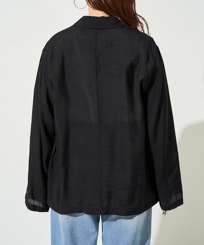 輕薄透視 西裝版型 薄紗 西裝夾克