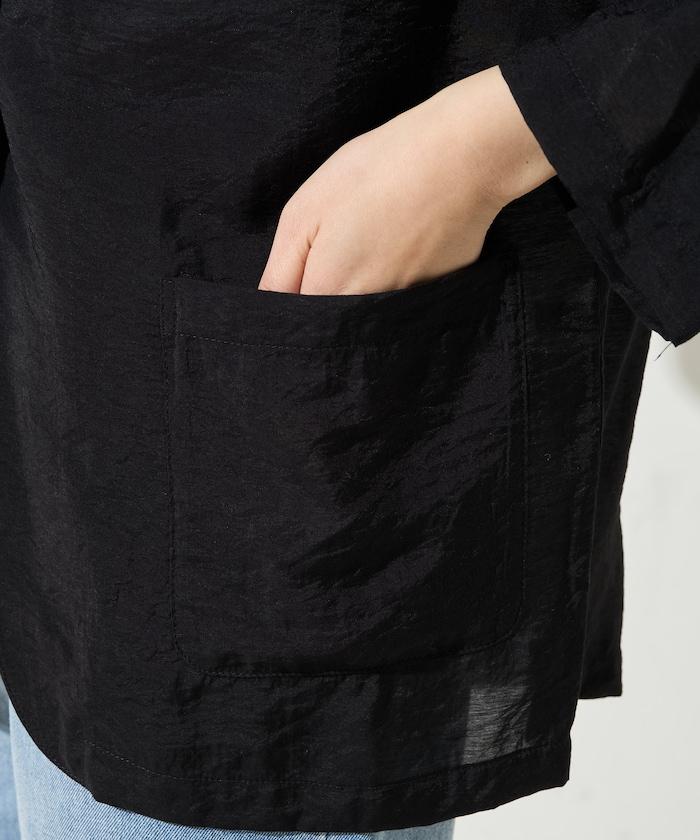 輕薄透視 西裝版型 薄紗 西裝夾克