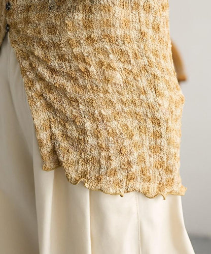 格紋凸紋設計 長袖襯衫