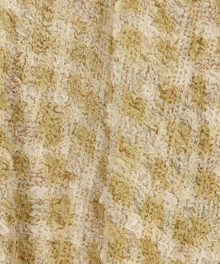 格紋凸紋設計 長袖襯衫