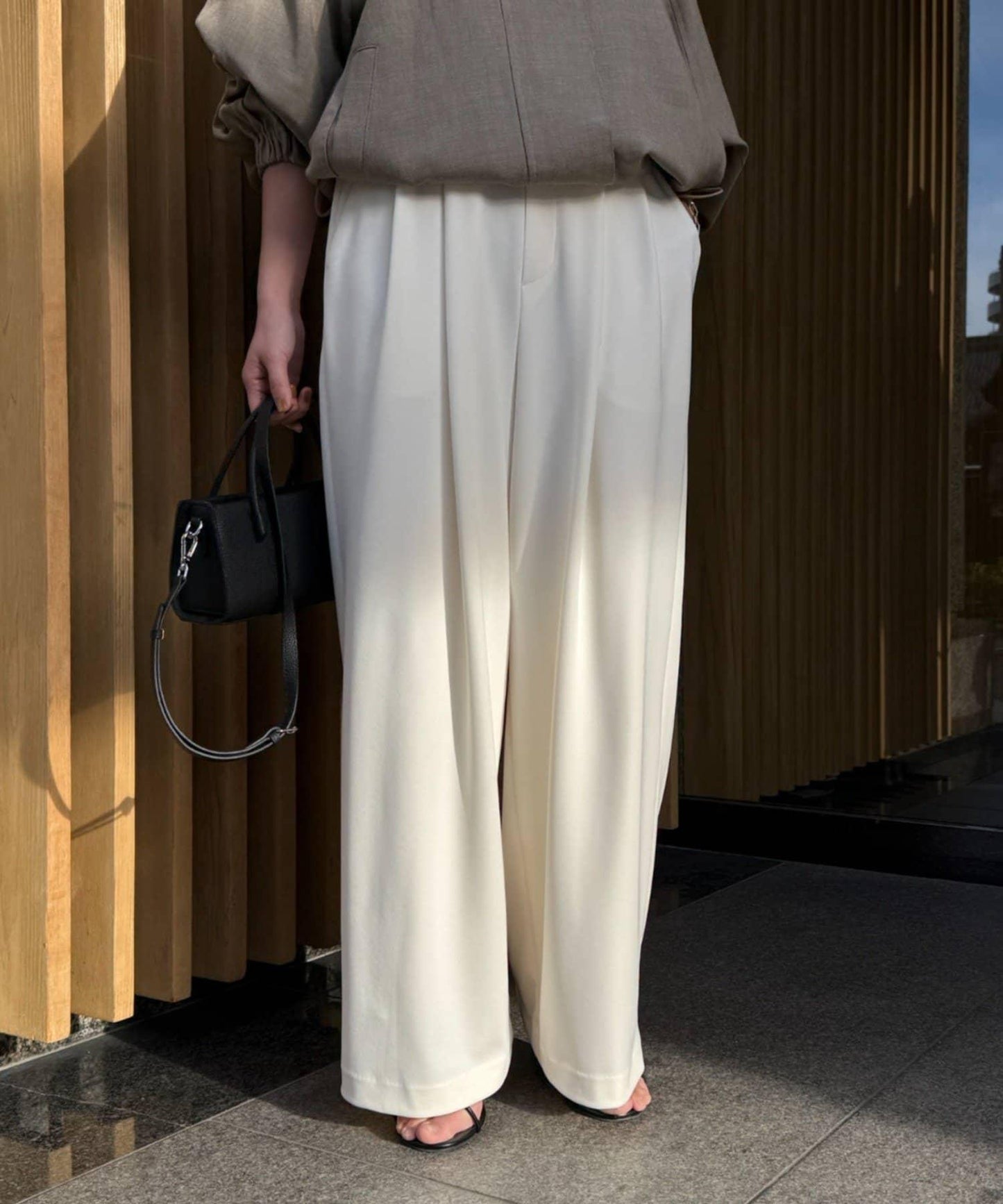 針織寬鬆休閒褲