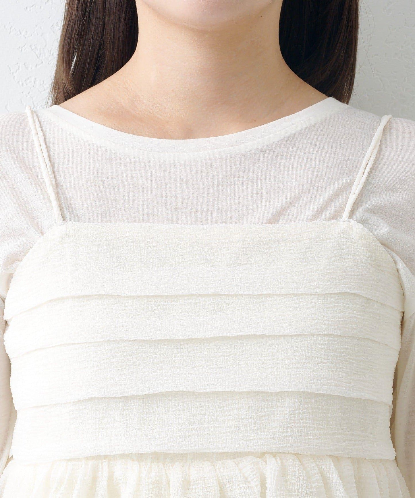 歐根紗束胸上衣