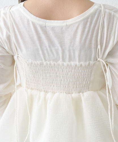 歐根紗束胸上衣