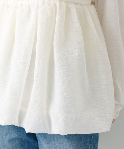 歐根紗束胸上衣