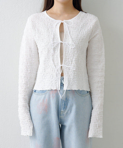 2026SS目錄 隨機提花針織開衫