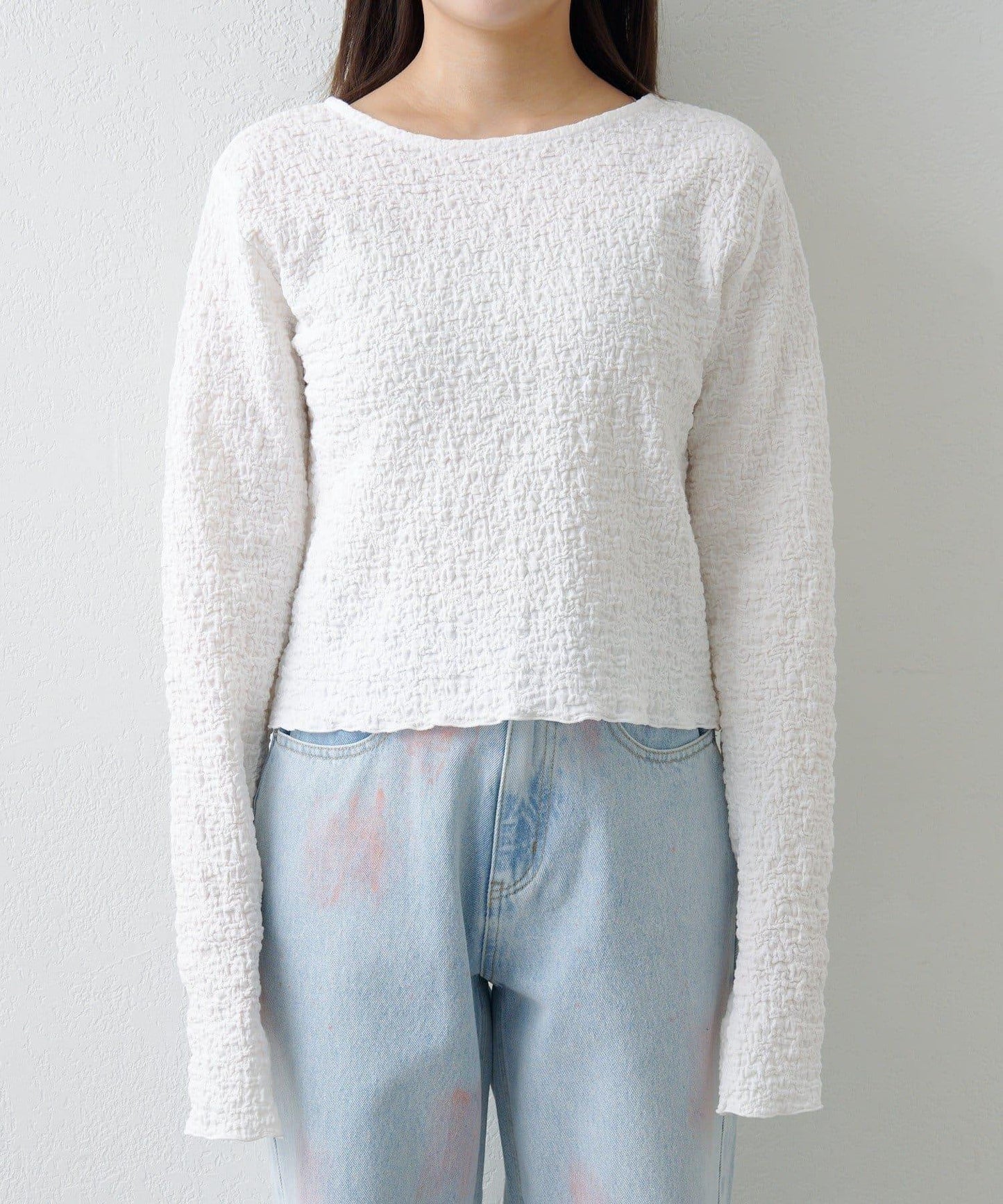 2026SS目錄 隨機提花針織開衫