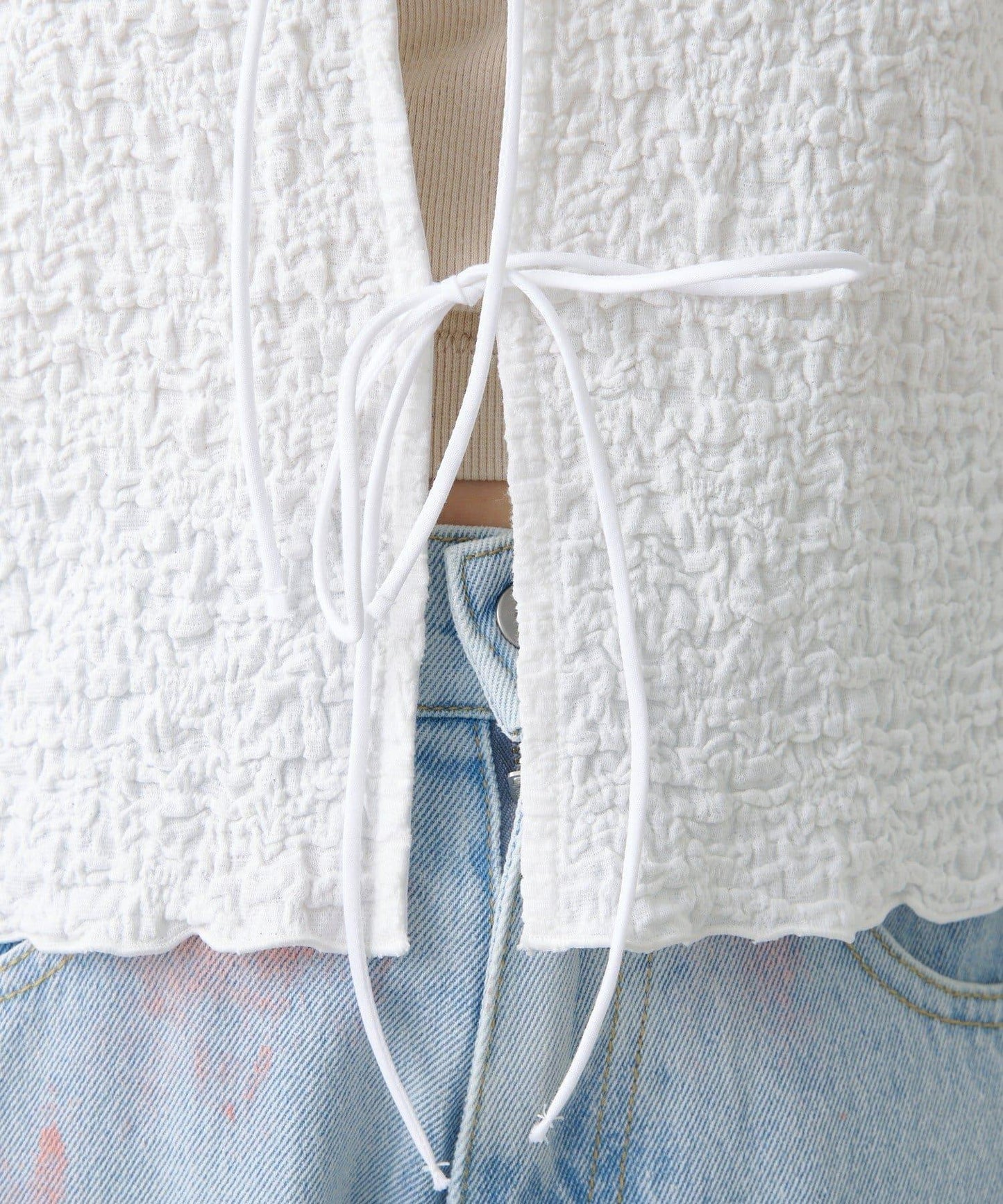 2026SS目錄 隨機提花針織開衫