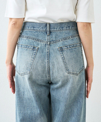 A・MONN(アモン) add 前中窄版設計 牛仔牛仔褲