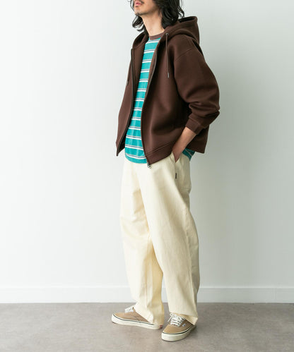 空氣層針織 拉鍊連帽衛衣