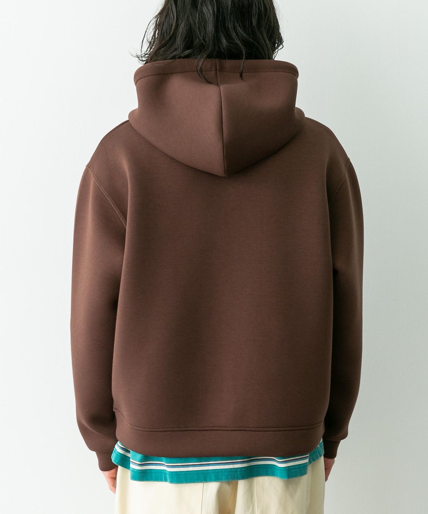 空氣層針織 拉鍊連帽衛衣