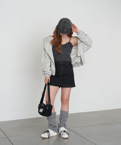 帶胸墊蕾絲吊帶背心