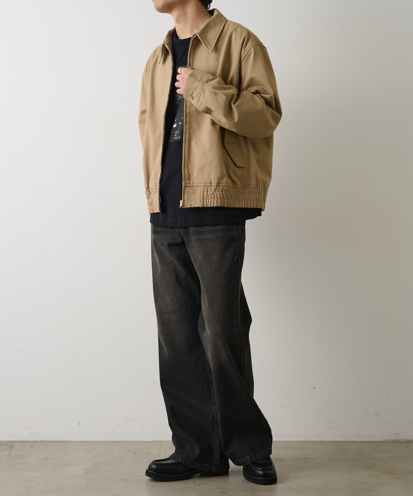 棉質斜紋工裝夾克