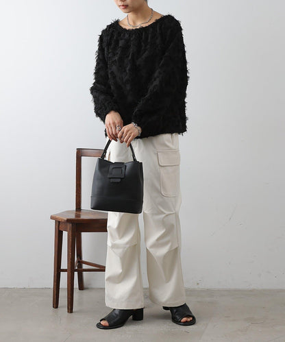 流蘇提花 多種穿法 設計女式上衣