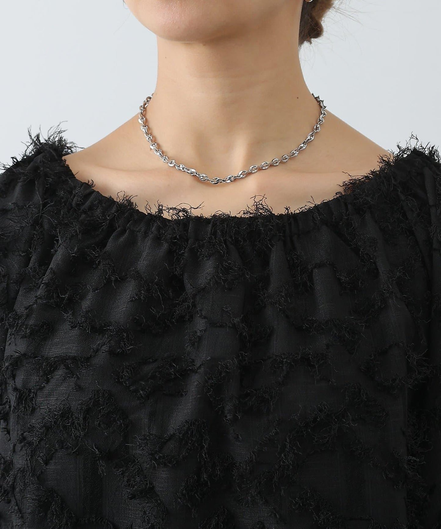 流蘇提花 多種穿法 設計女式上衣