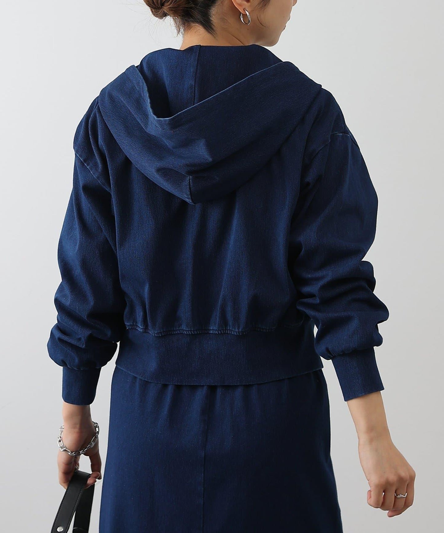 可成套搭配 四向彈力 雙拉鍊 連帽外套