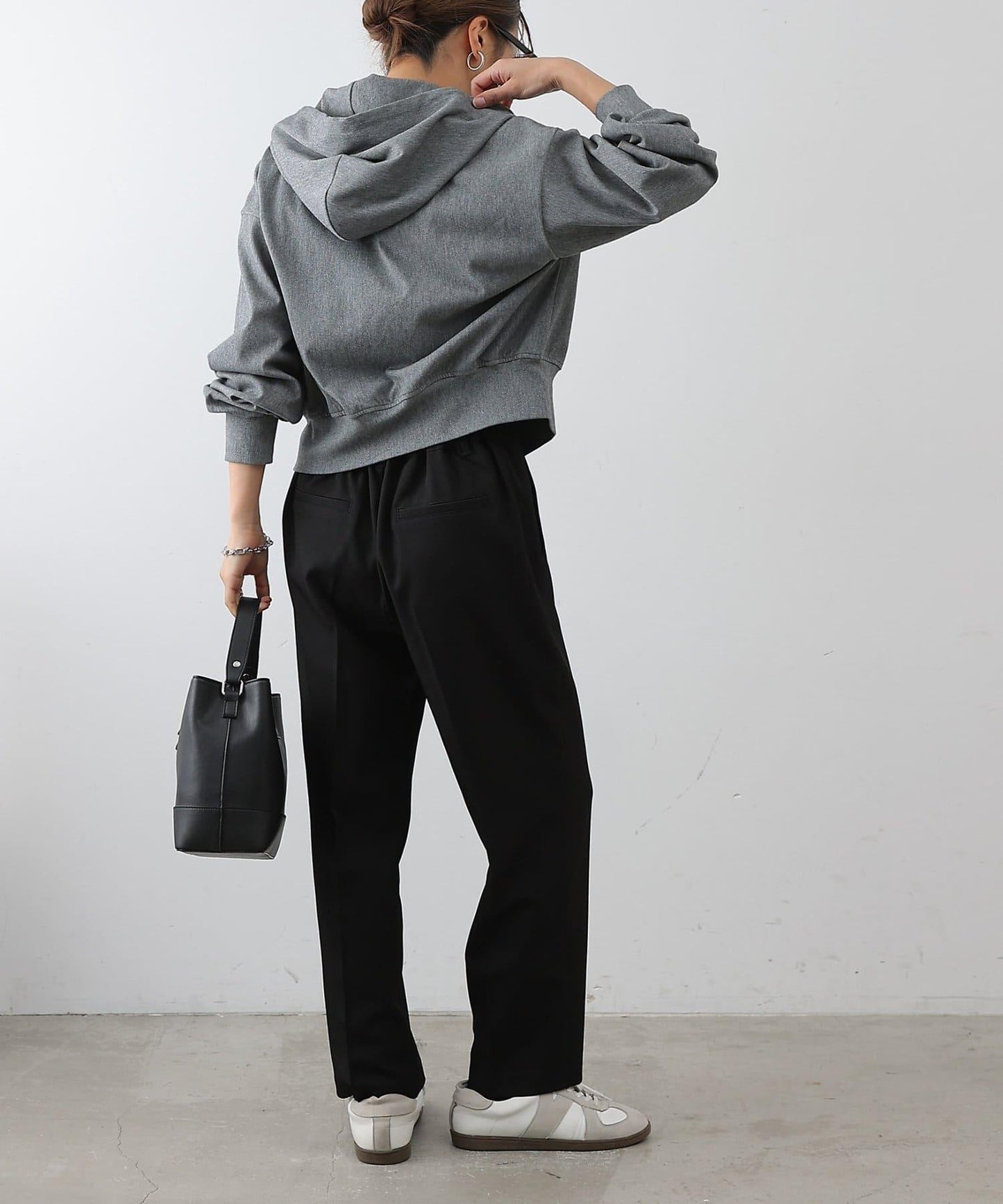 可成套搭配 四向彈力 雙拉鍊 連帽外套