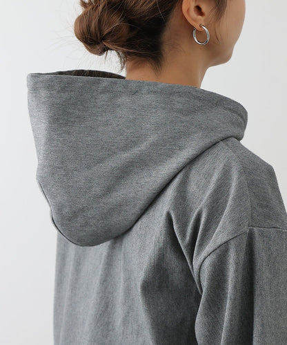 可成套搭配 四向彈力 雙拉鍊 連帽外套