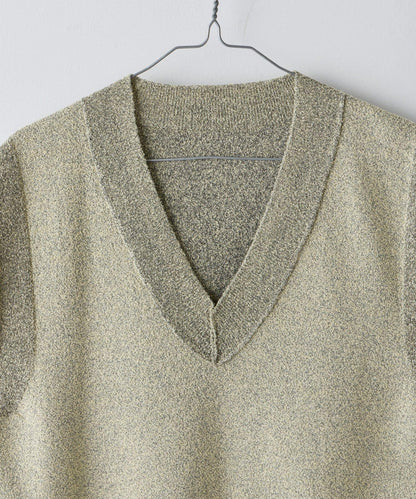 WHIMSIC 圈圈呢V領針織背心