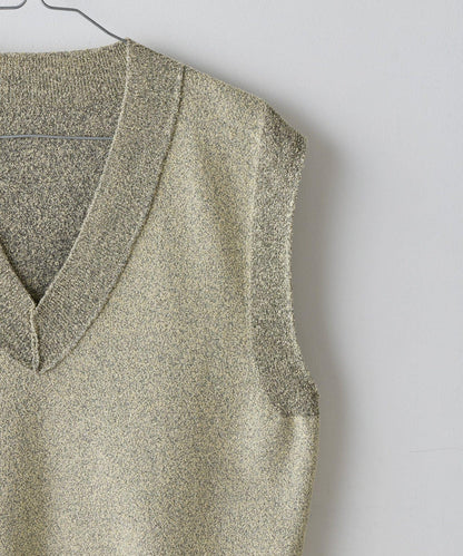 WHIMSIC 圈圈呢V領針織背心