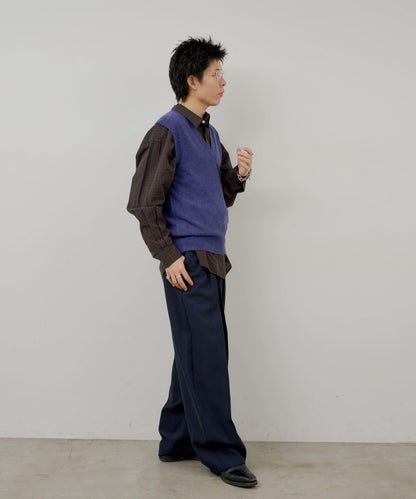 WHIMSIC 圈圈呢V領針織背心