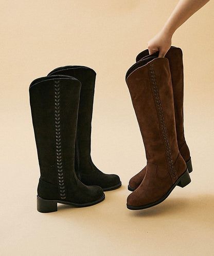 RMAF 側邊縫線長筒靴