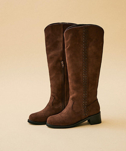 RMAF 側邊縫線長筒靴