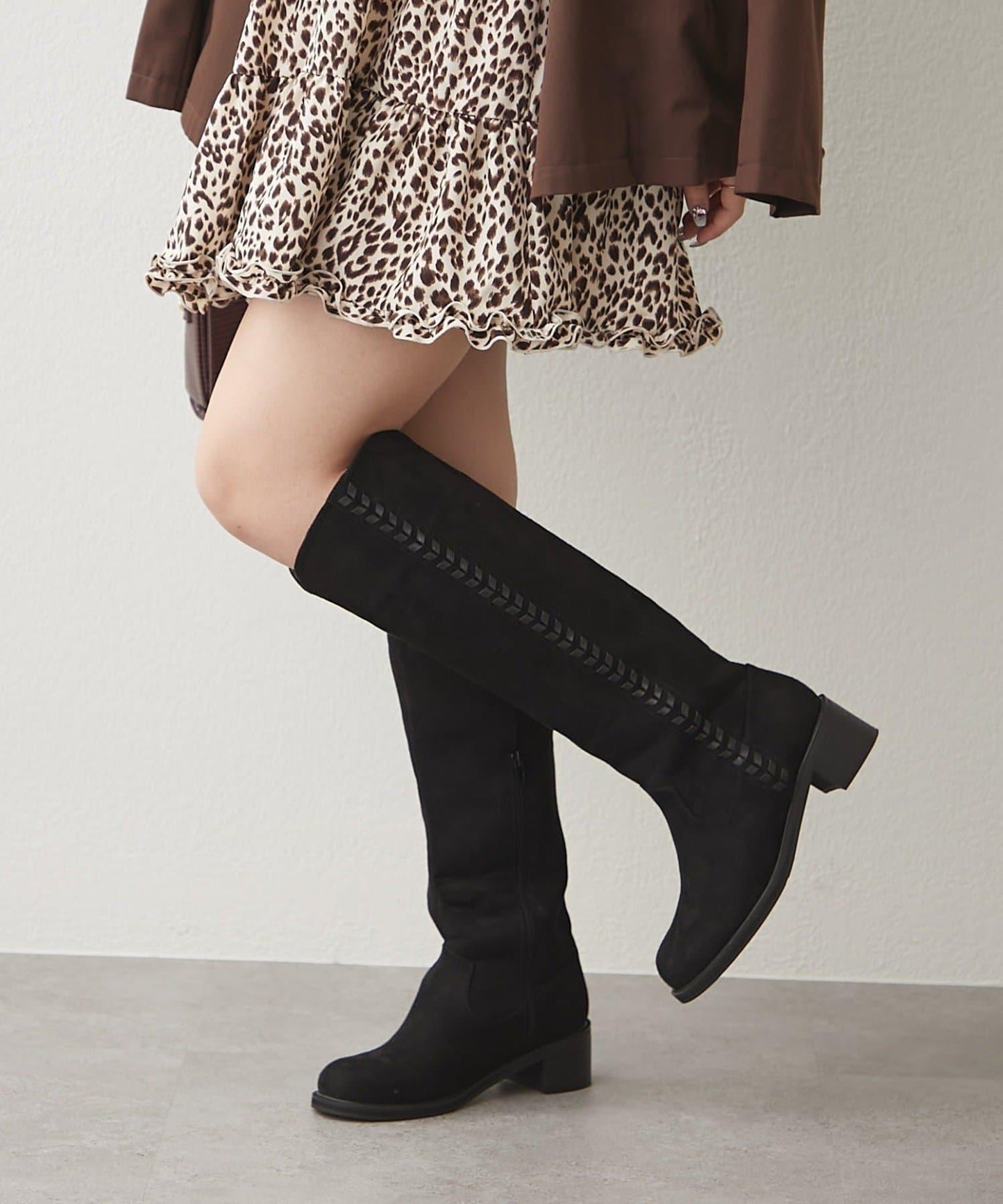 RMAF 側邊縫線長筒靴