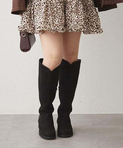 RMAF 側邊縫線長筒靴