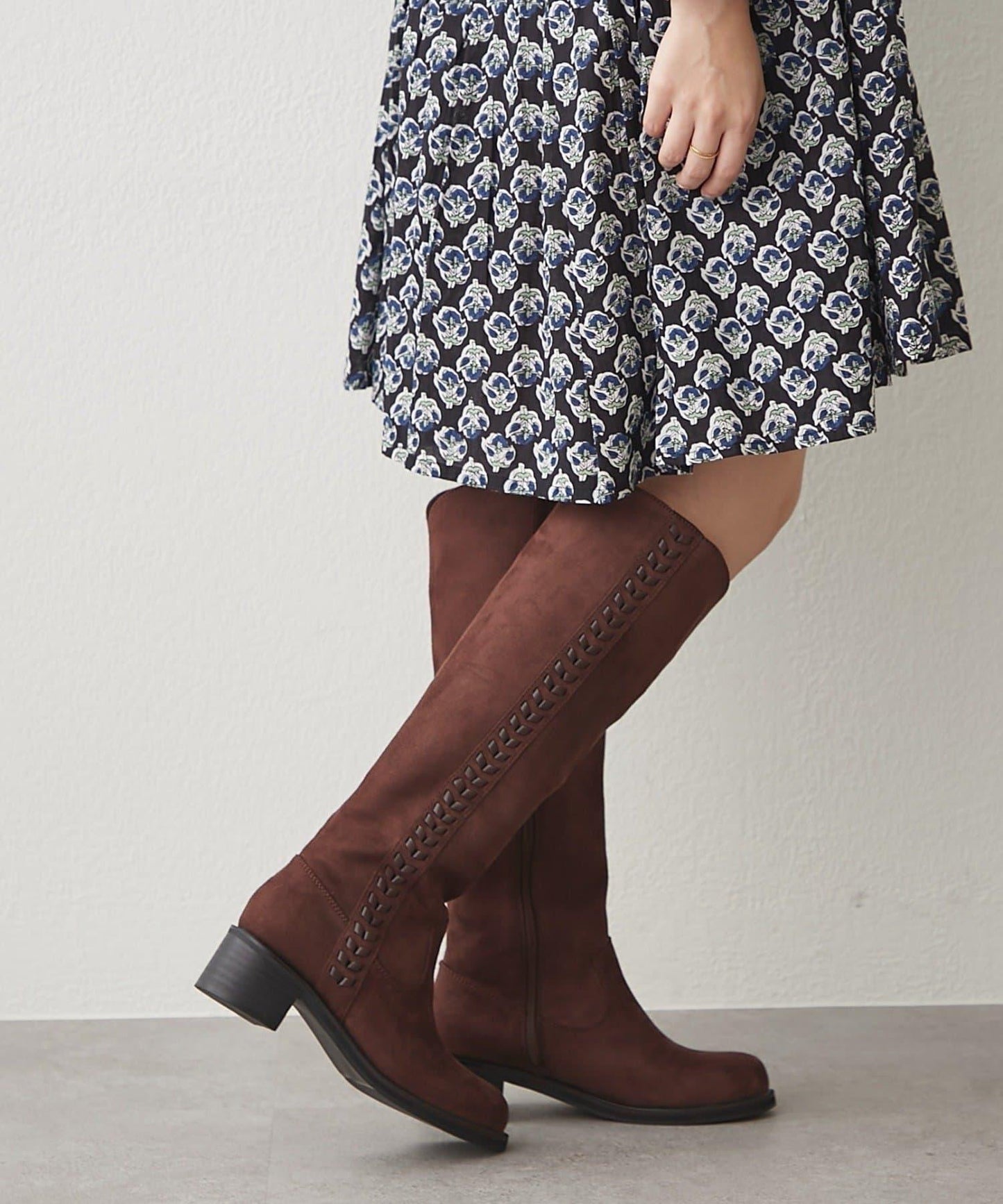 RMAF 側邊縫線長筒靴