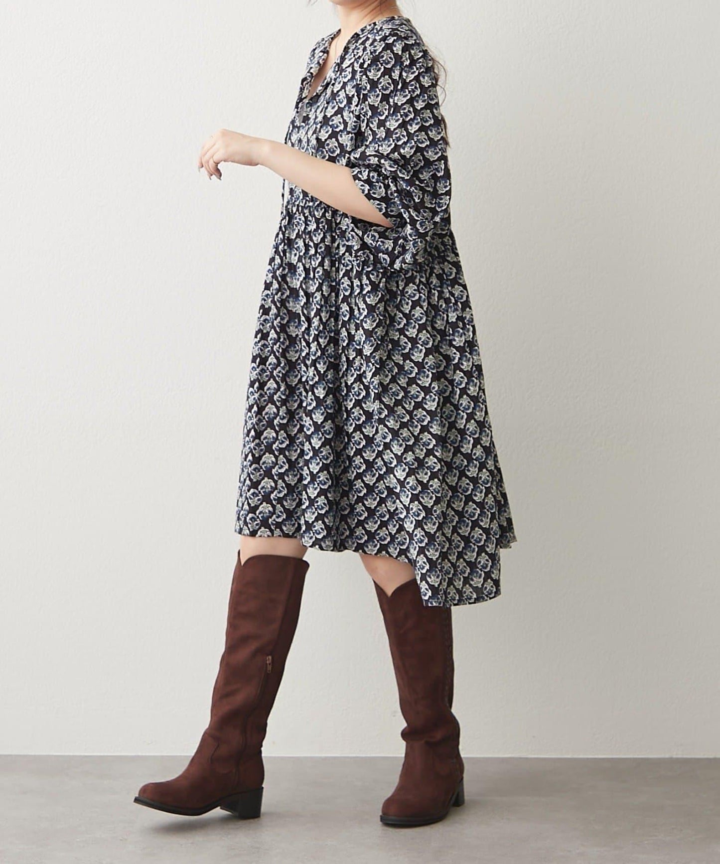 RMAF 側邊縫線長筒靴