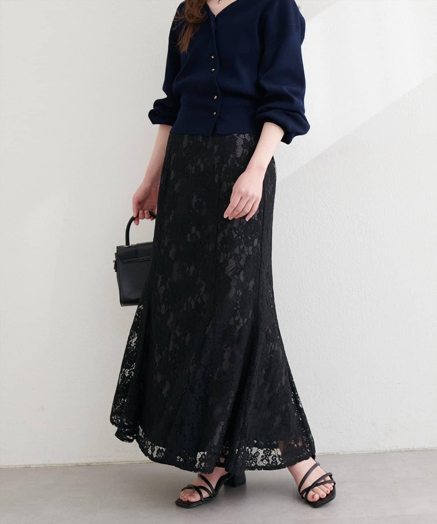 可調節裙長 美人魚 蕾絲 半身裙