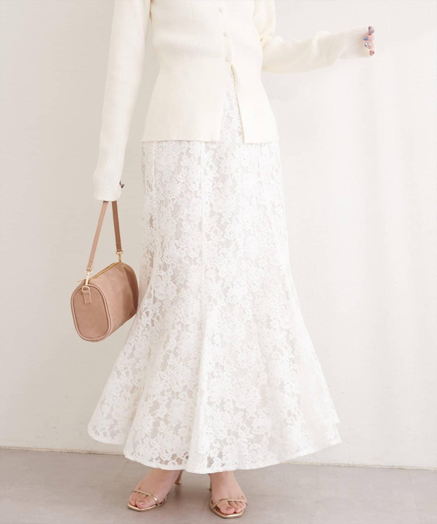 可調節裙長 美人魚 蕾絲 半身裙