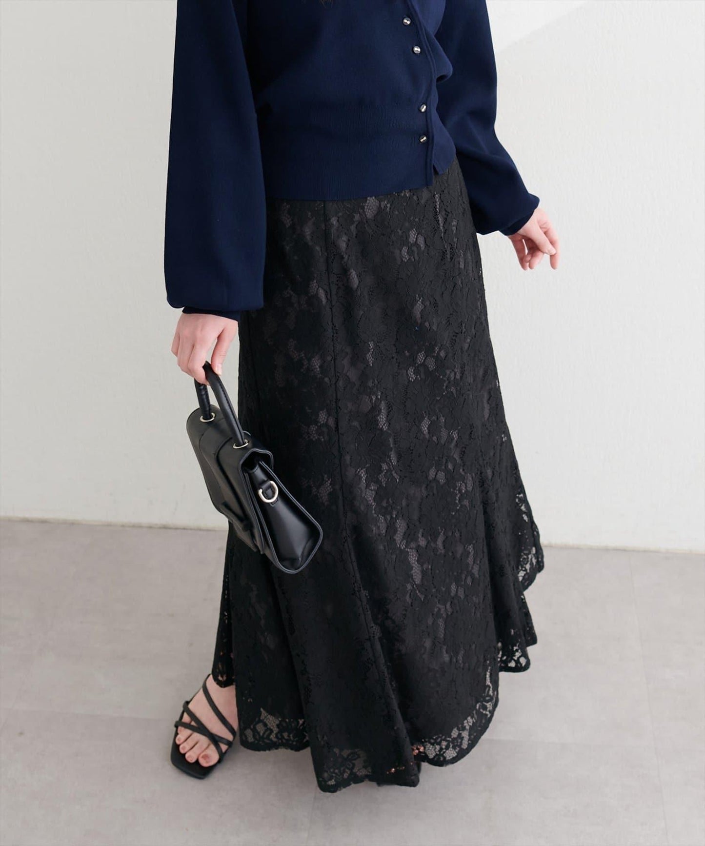 可調節裙長 美人魚 蕾絲 半身裙