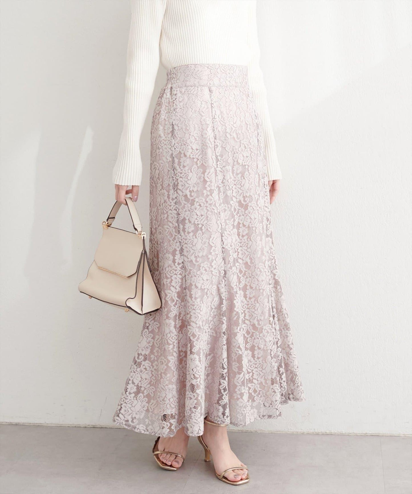 可調節裙長 美人魚 蕾絲 半身裙