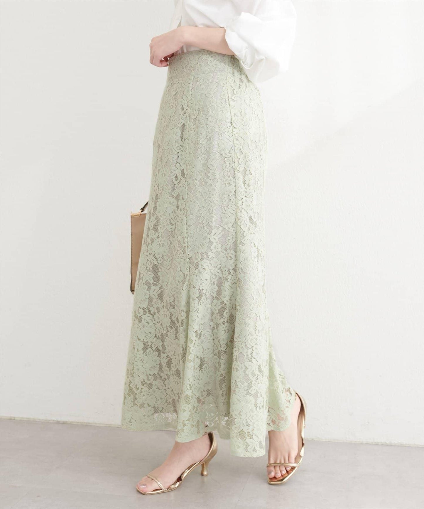 可調節裙長 美人魚 蕾絲 半身裙