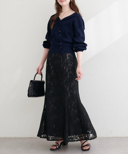 可調節裙長 美人魚 蕾絲 半身裙