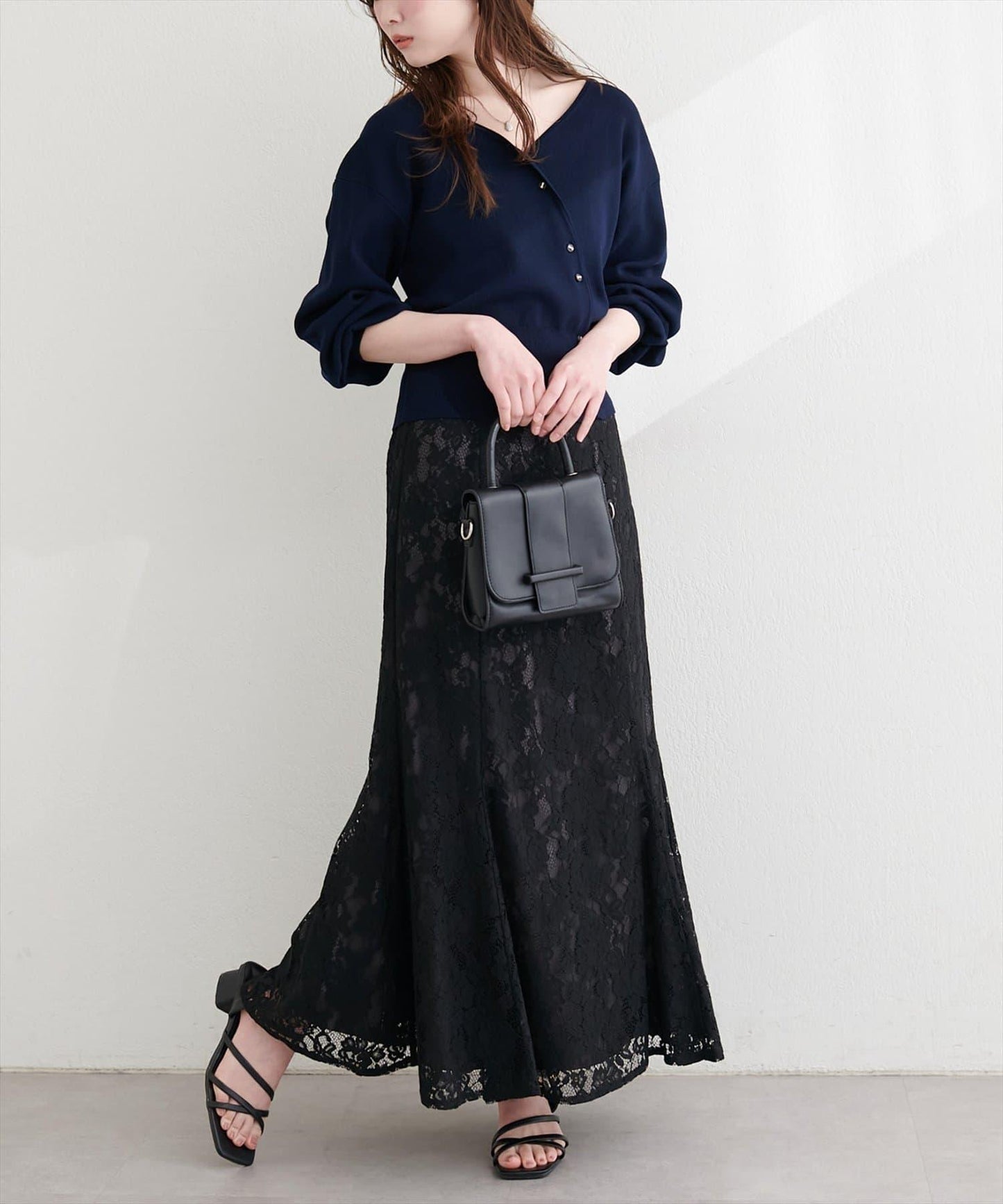 可調節裙長 美人魚 蕾絲 半身裙