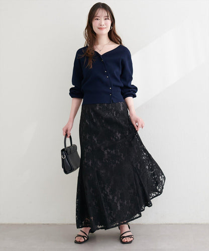 可調節裙長 美人魚 蕾絲 半身裙