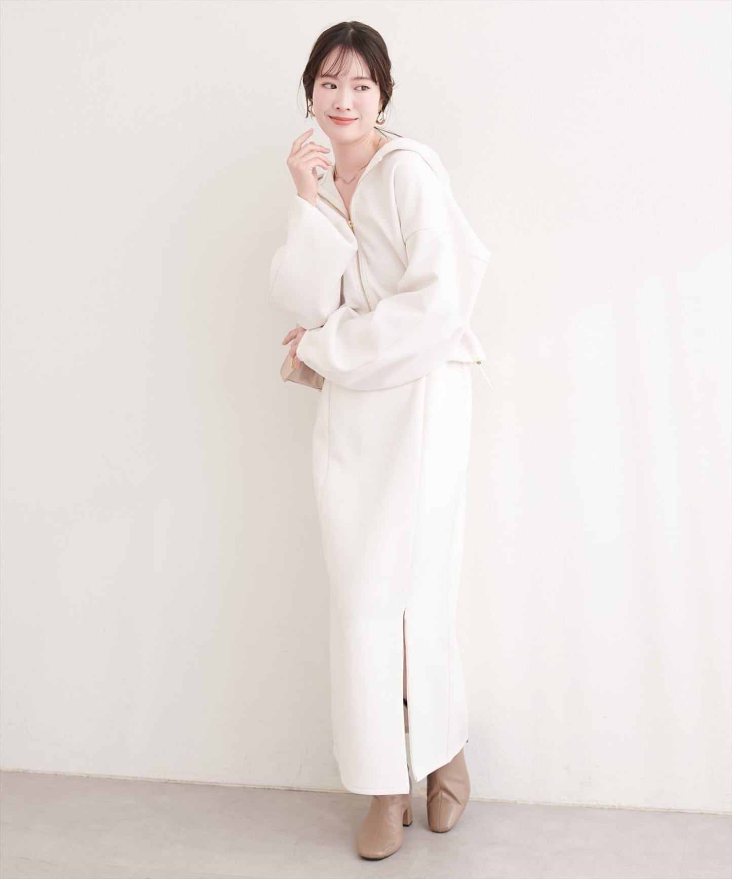 側邊條紋 窄身版 半身裙