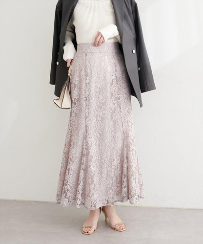 可調節裙長 美人魚 蕾絲 半身裙