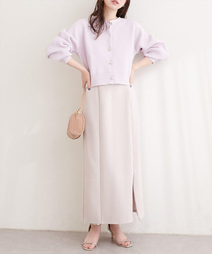 側邊條紋 窄身版 半身裙