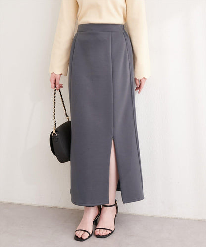 側邊條紋 窄身版 半身裙