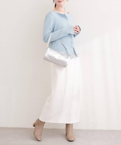 側邊條紋 窄身版 半身裙