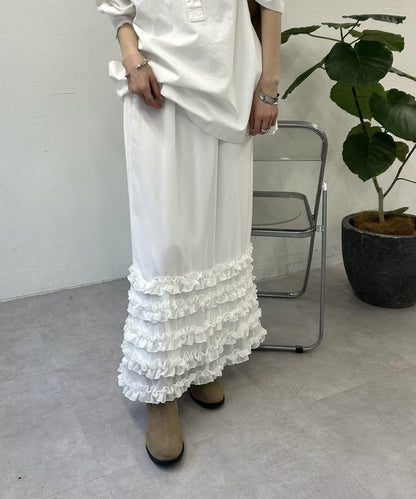 mystic 下襬層疊設計 半身裙